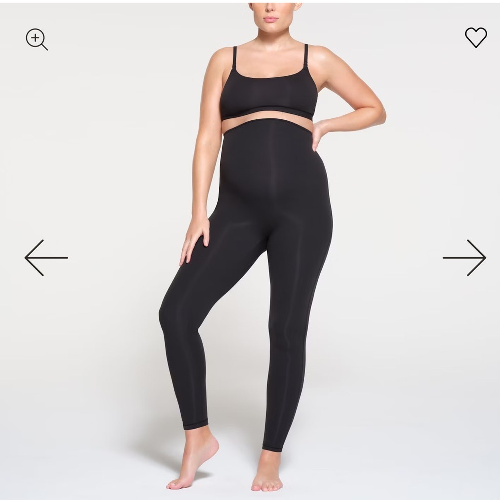 SKIMS Black High-Waist Leggings